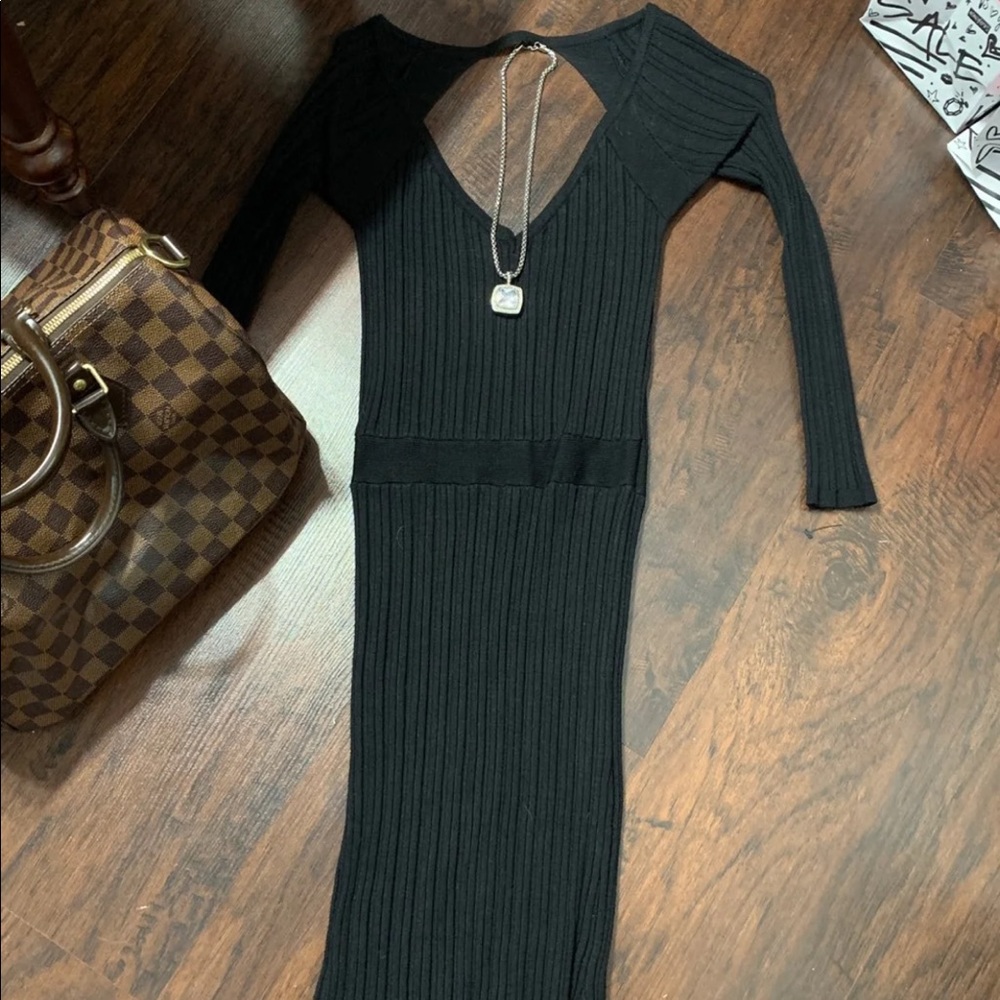 Black Arden B sweater dress